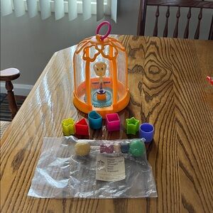 Tweety bird puzzle an handmade Rattle from Vermont (brand new)